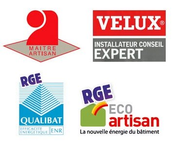 Logos Qualifications Julien Toitures