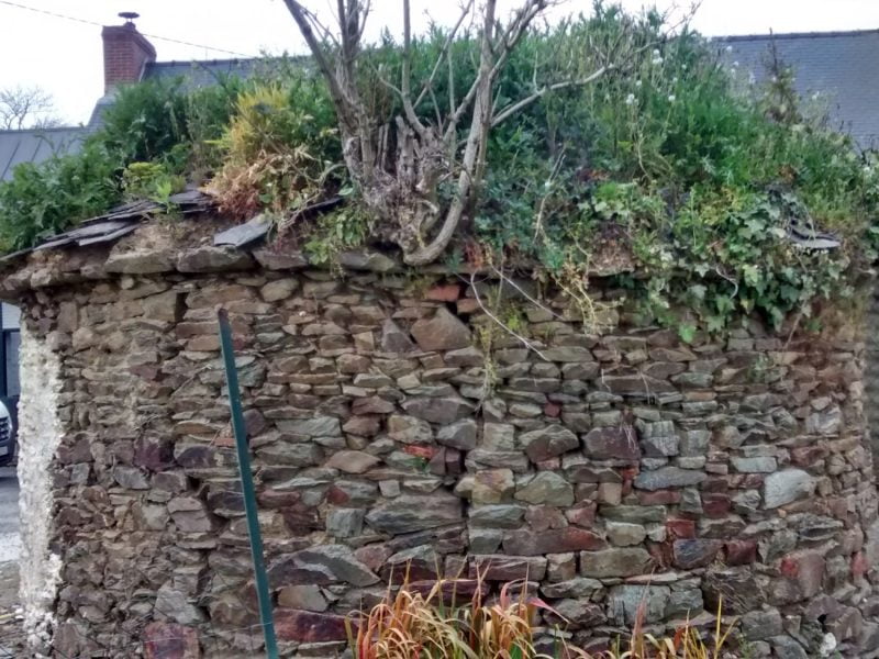 Petit patrimoine - Rénovation toiture four à pain Availles sur Seiche